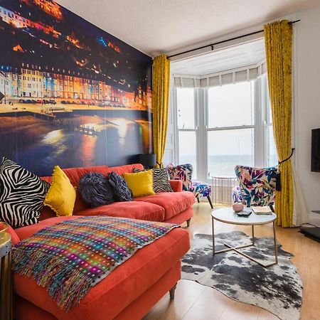 Sea View Ar Lan Y Mor Luxury Apartment Aberystwyth Dış mekan fotoğraf