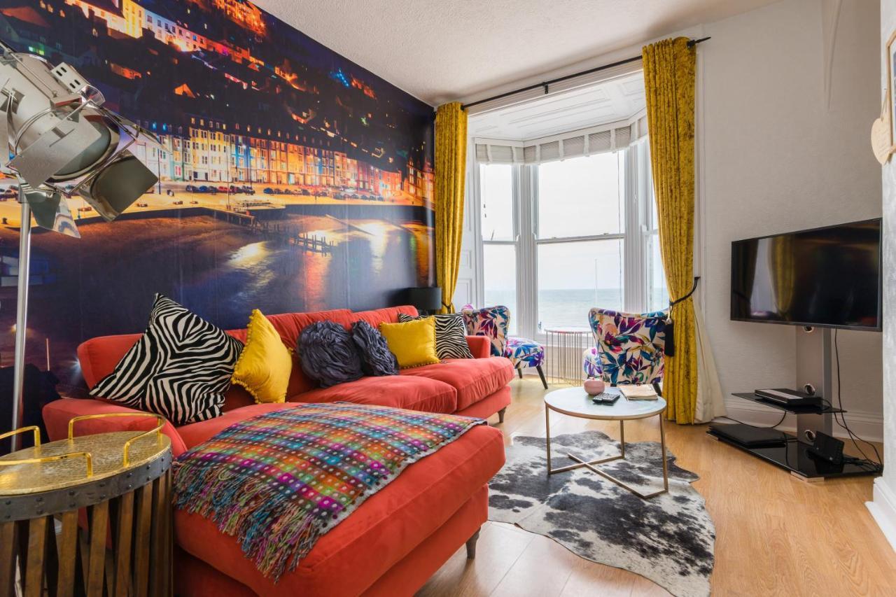 Sea View Ar Lan Y Mor Luxury Apartment Aberystwyth Dış mekan fotoğraf